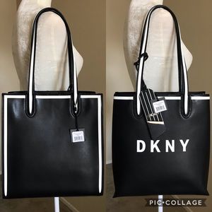 ⬇️DKNY authentic leather,women bag,tote NEW W TAG